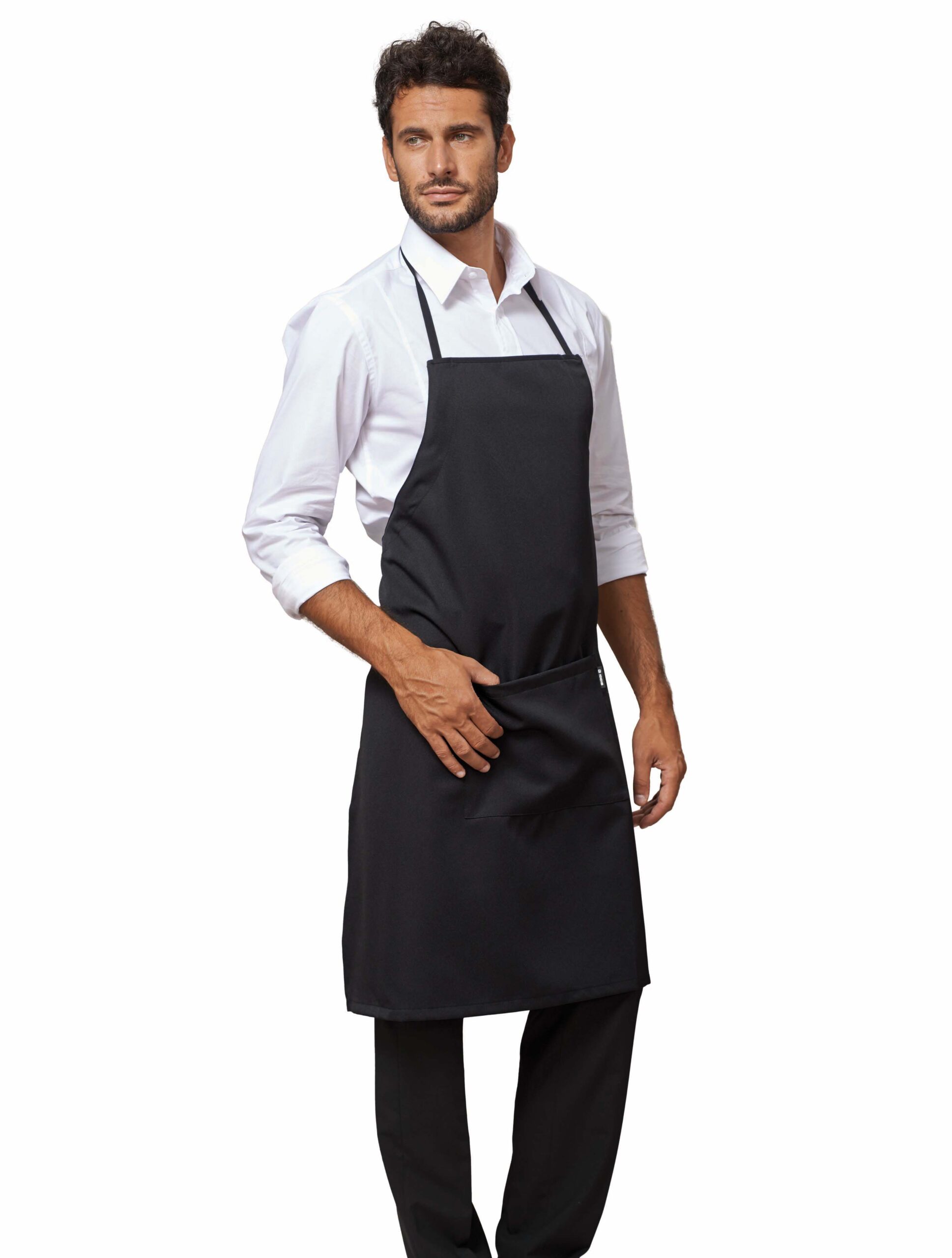 28PZ0393-3=00-0792_8000_1 RAOUL GREMBIULE CON PETTORINA UNISEX nero 8000 1 RAOUL - Image 1